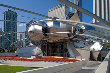 THE JAY PRITZKER PAVILION MILLENNIUM PARK